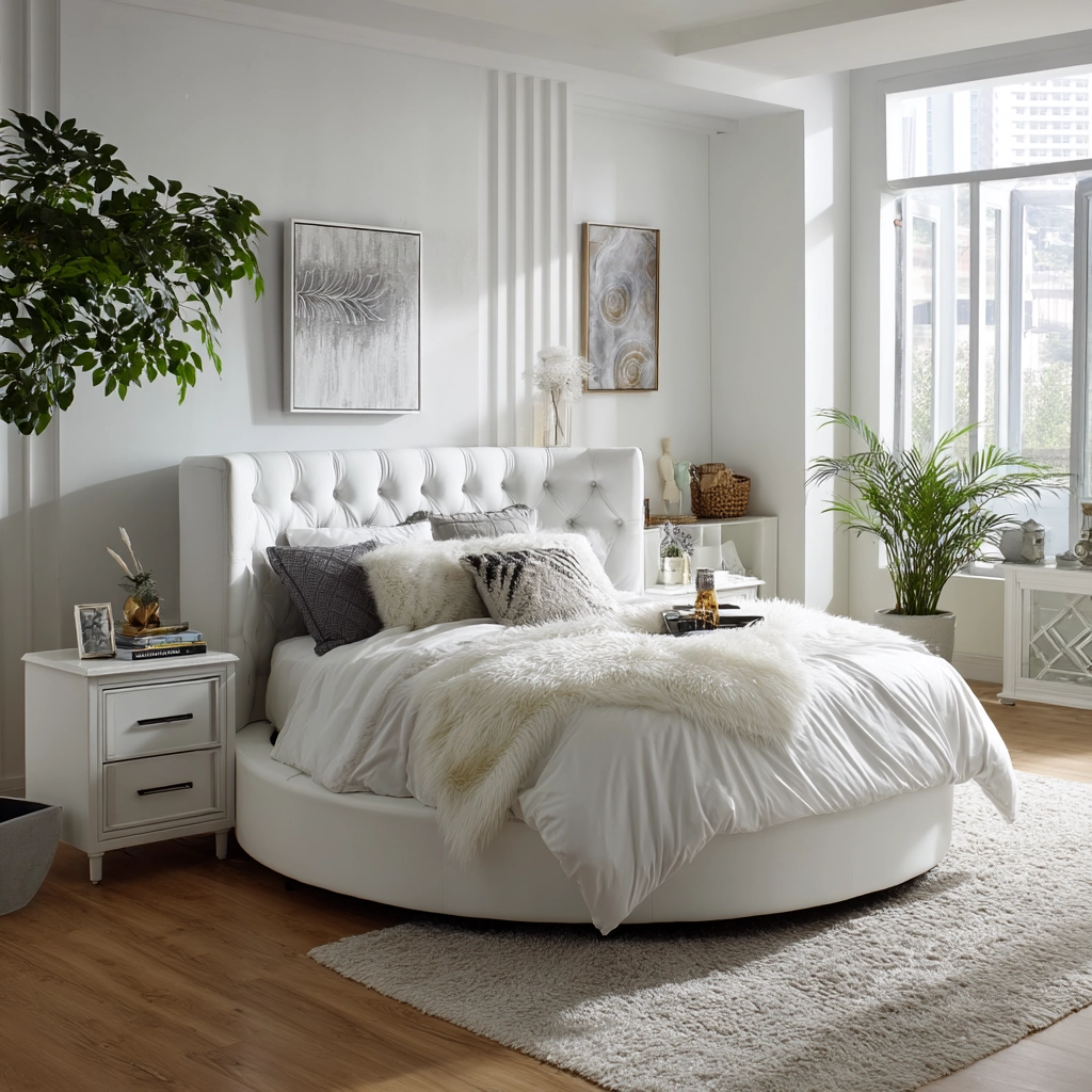white aesthetic bedroom ideas 39