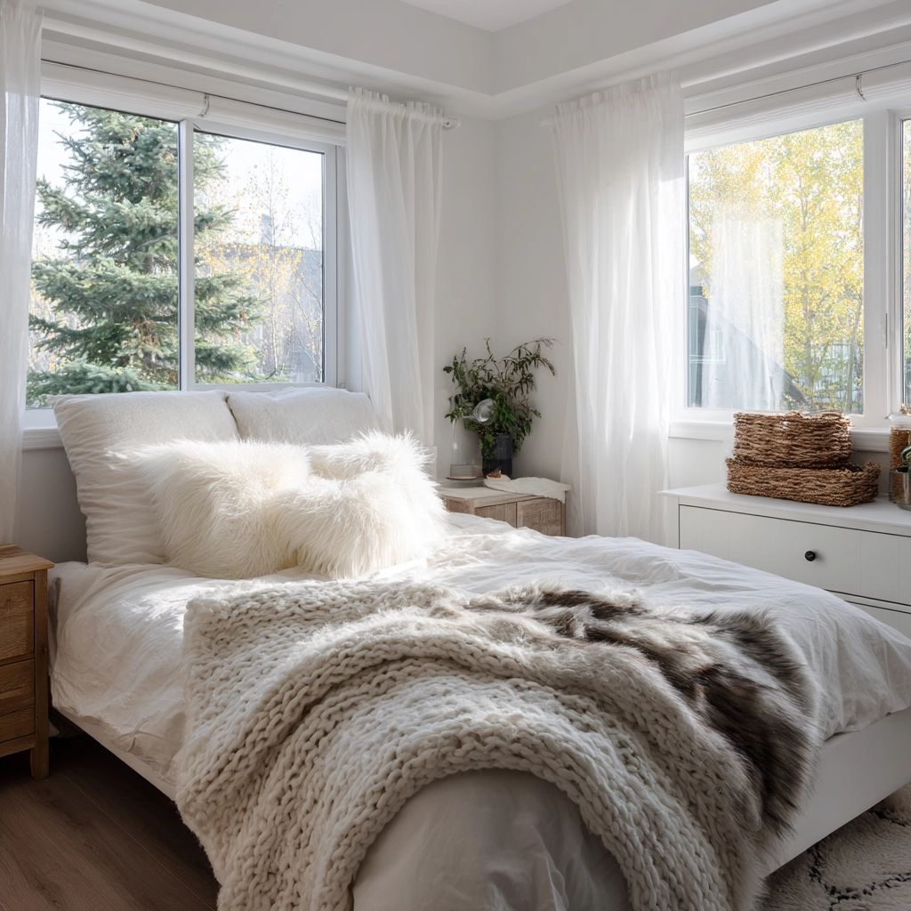 white aesthetic bedroom ideas 4