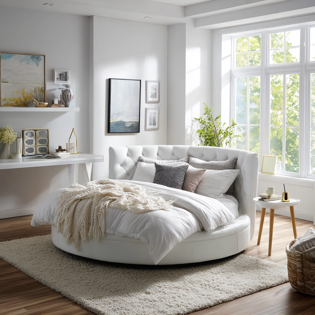 white aesthetic bedroom ideas 40
