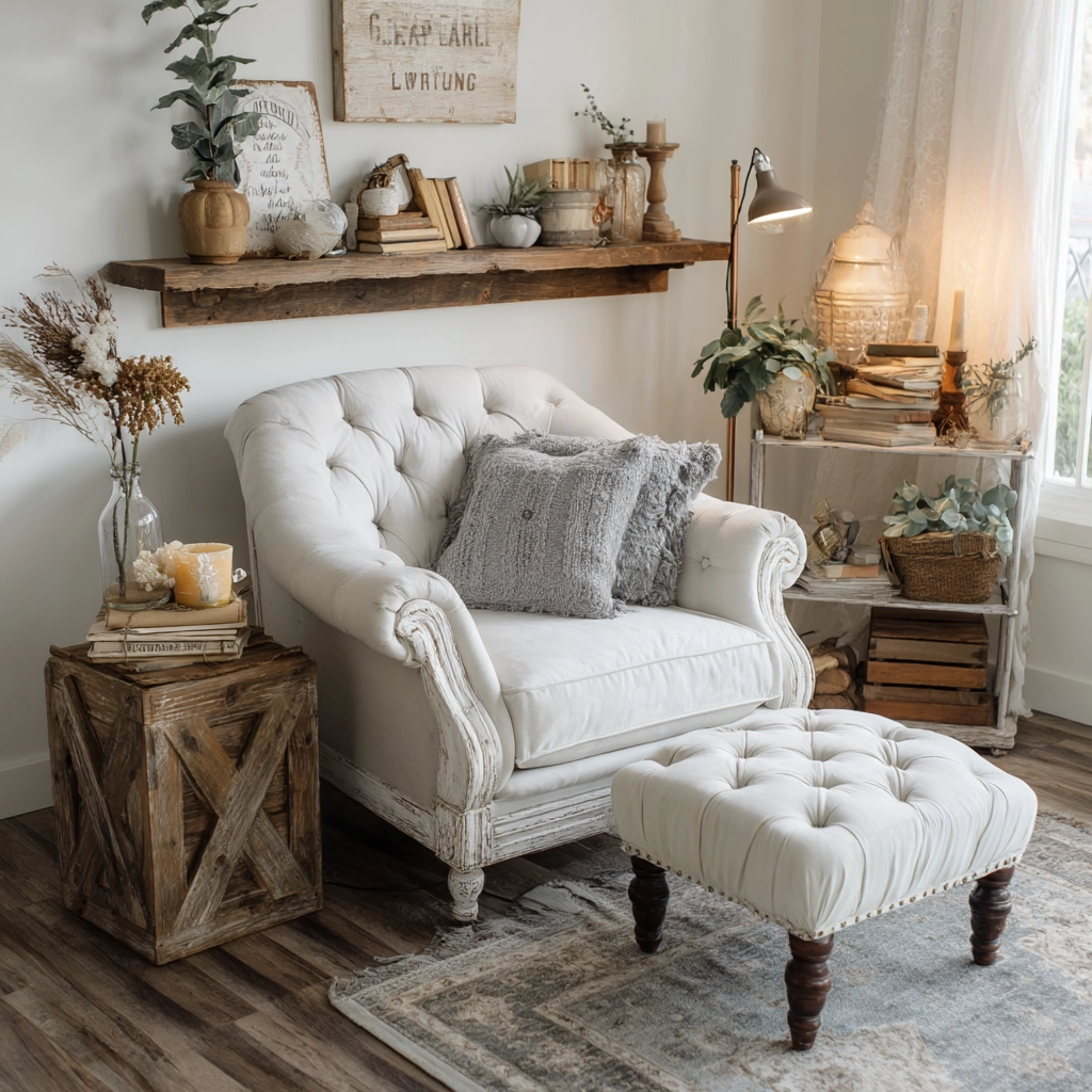 white living room decor 11