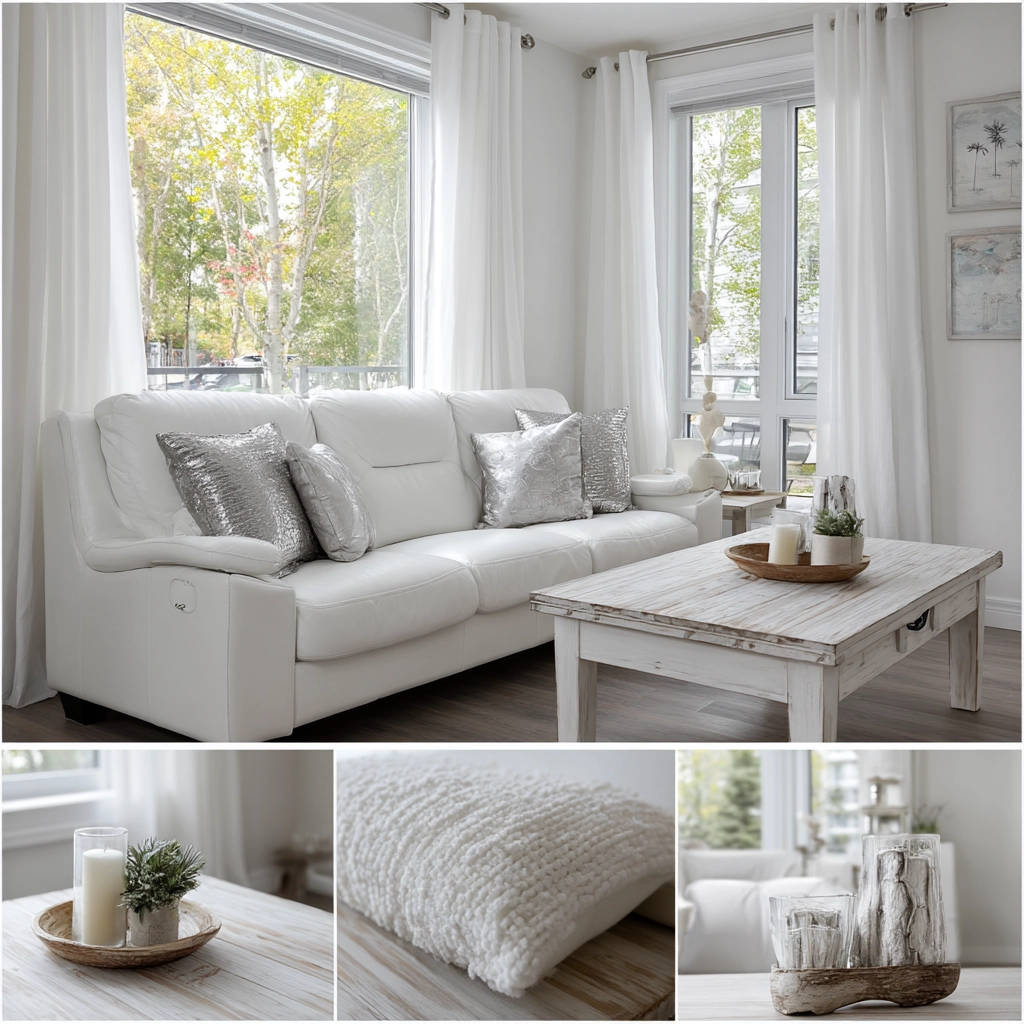 white living room decor 19