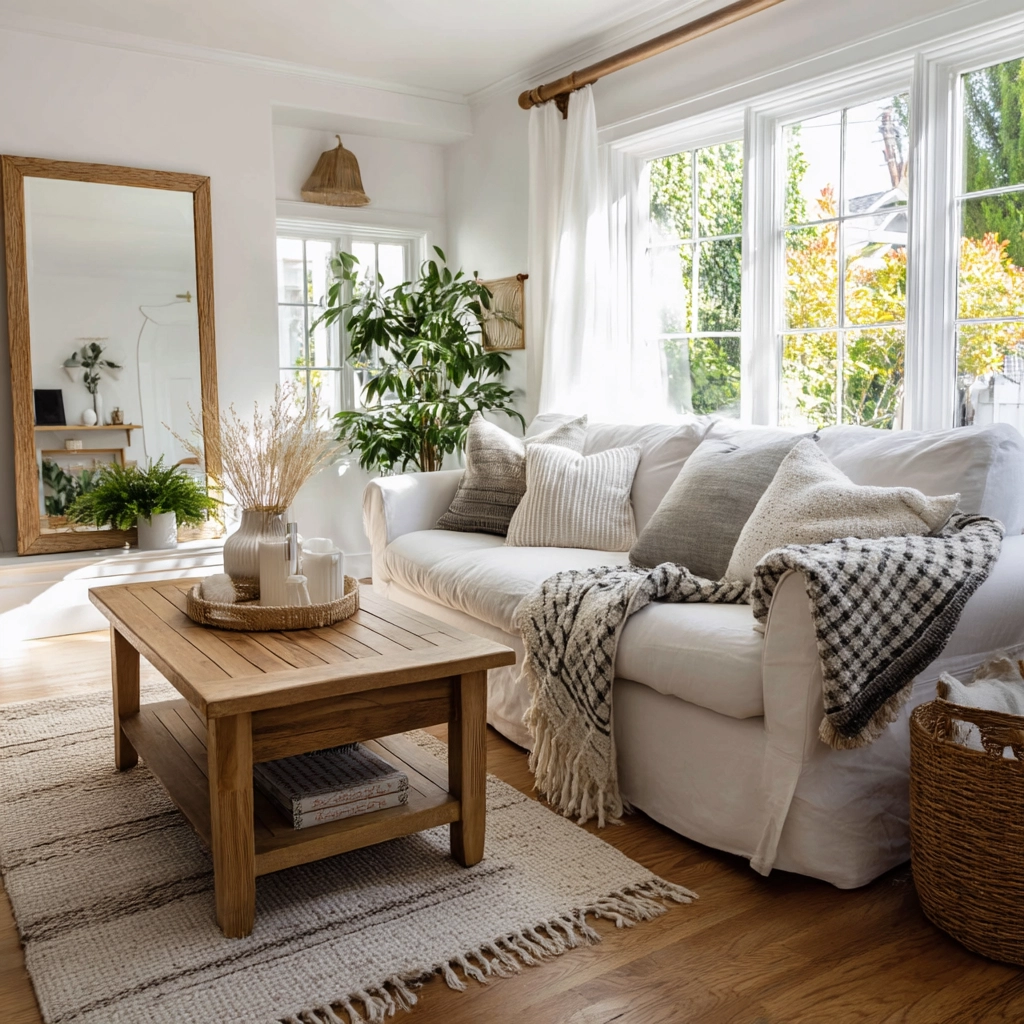 white living room decor 22