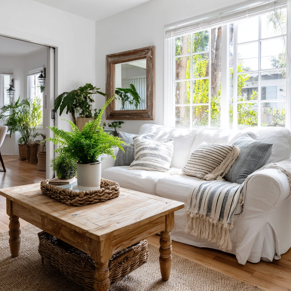 white living room decor 24