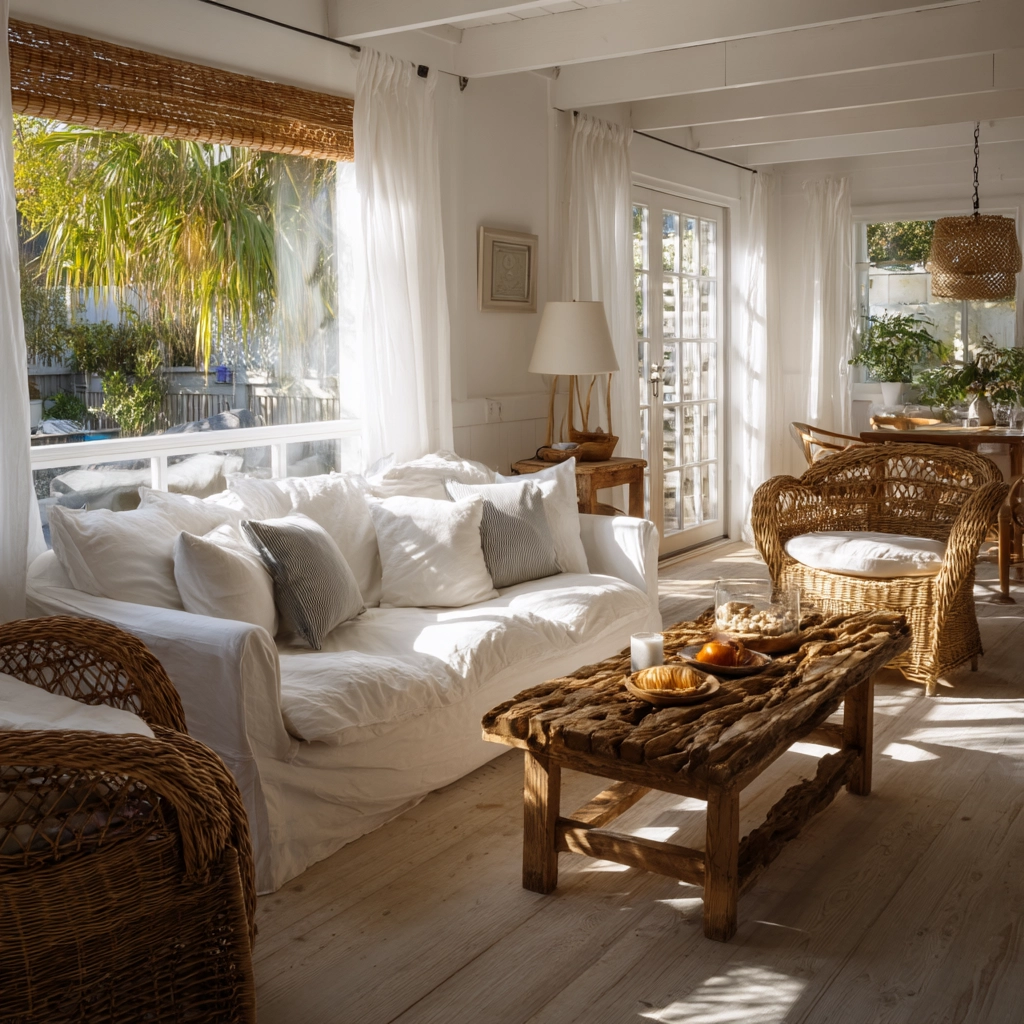 white living room decor 30