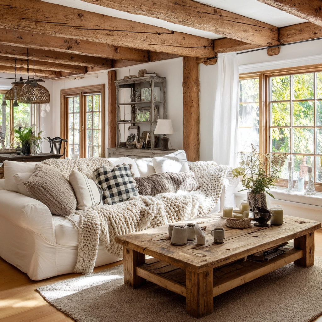 white living room decor 46