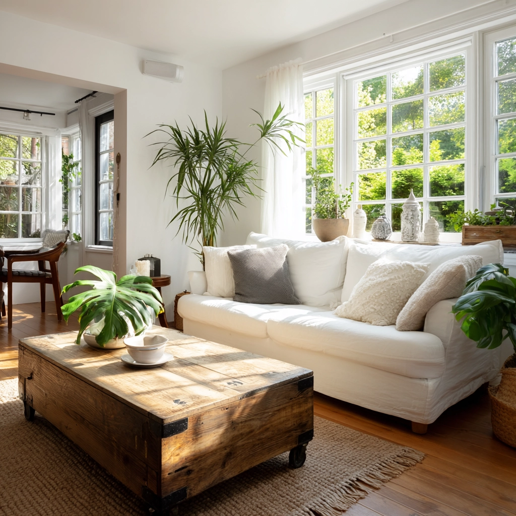 white living room decor 50