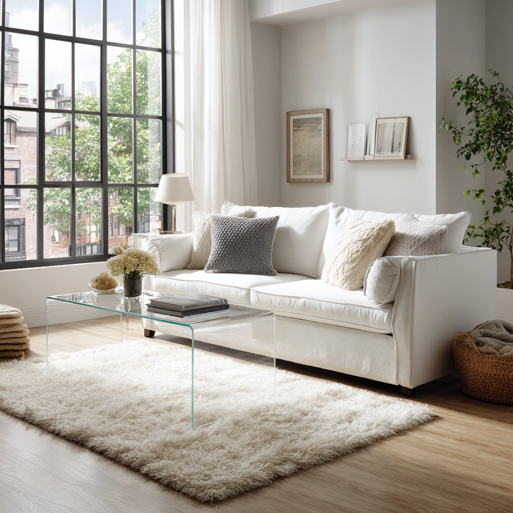 white living room decor 7