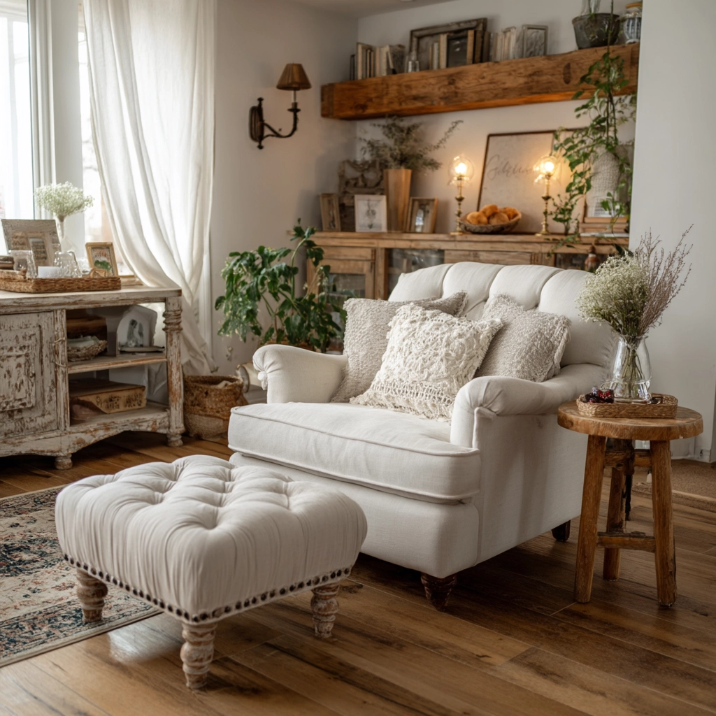 white living room decor 9
