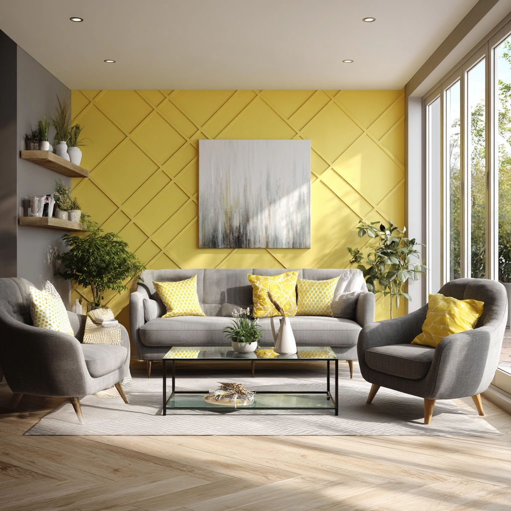 yellow living room ideas 10