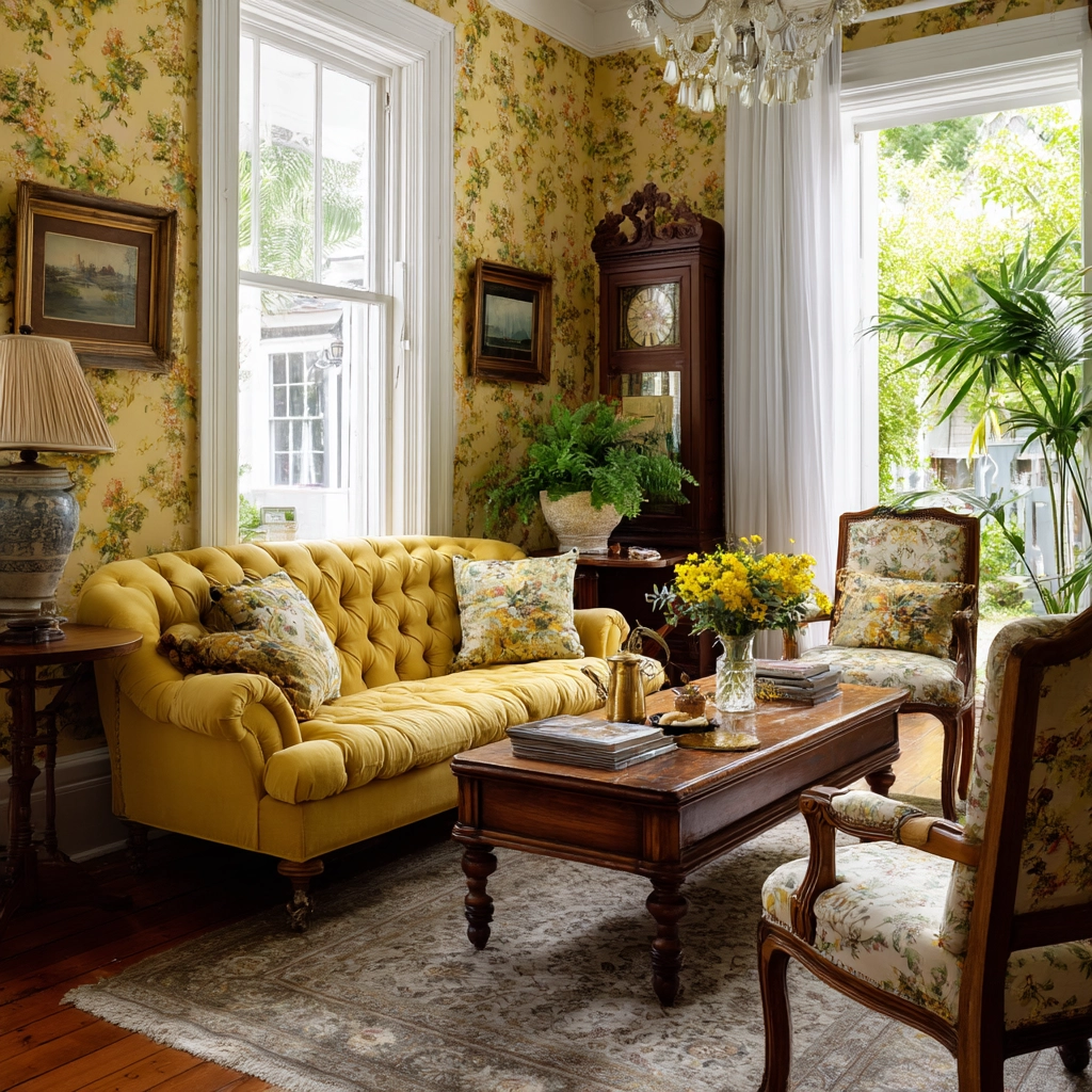 yellow living room ideas 14