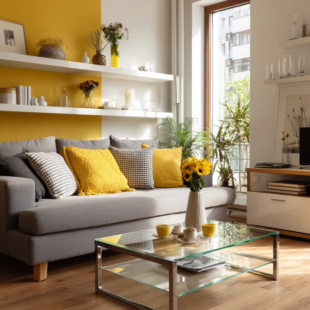 yellow living room ideas 31