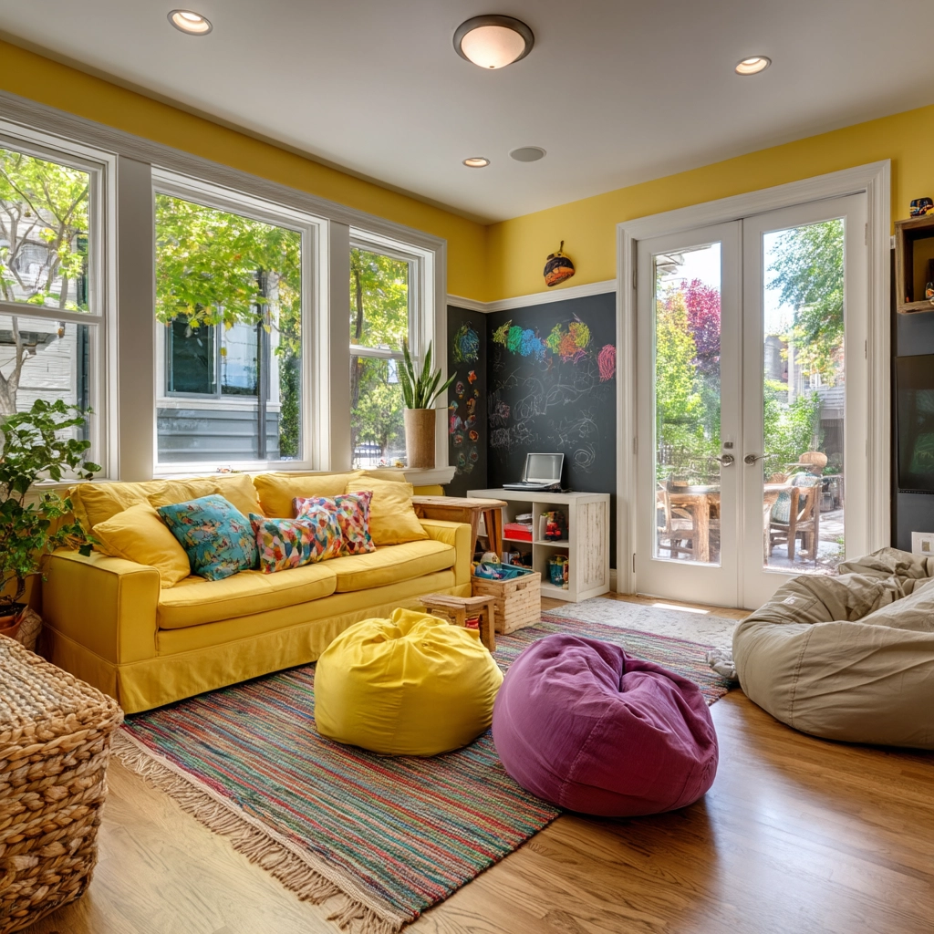 yellow living room ideas 33