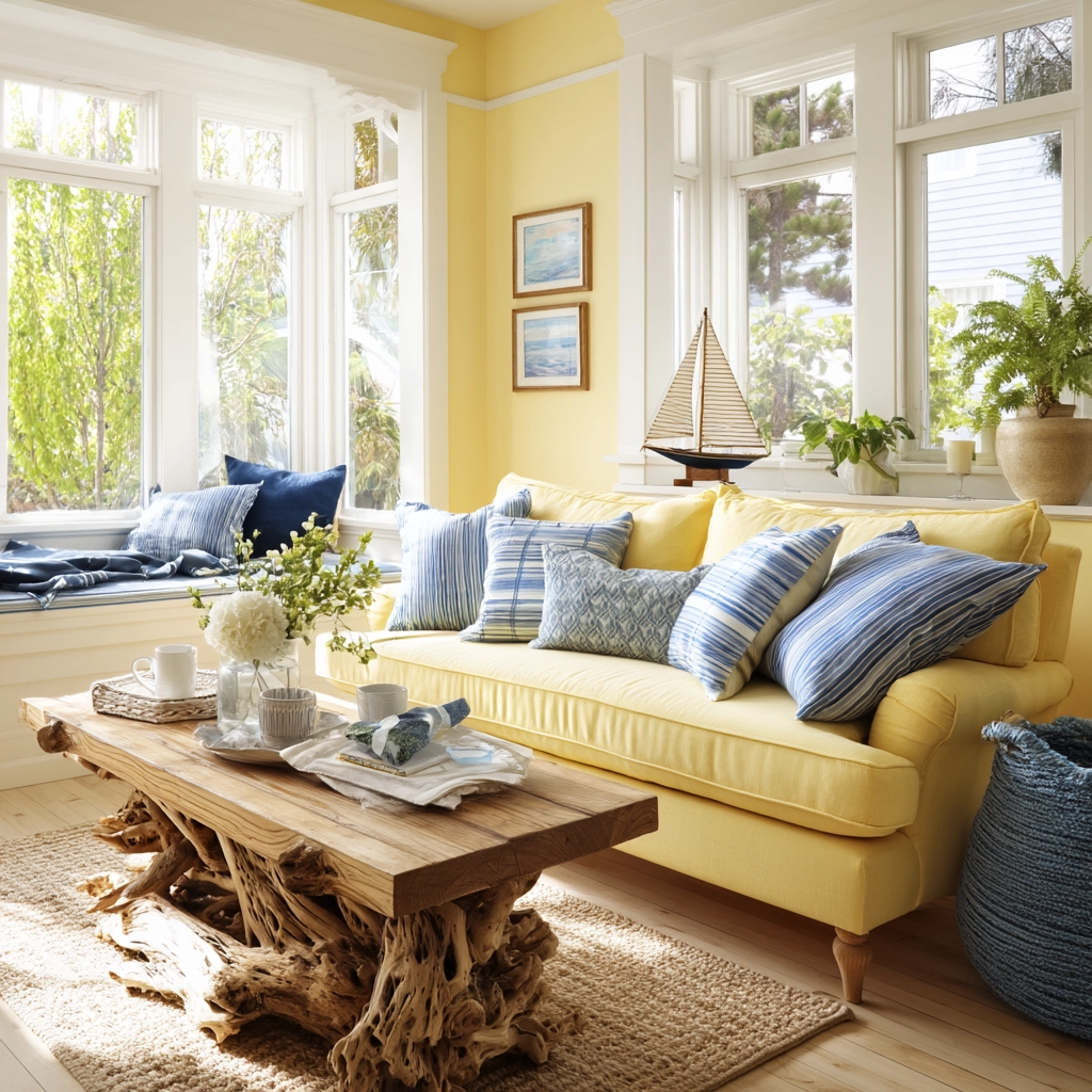 yellow living room ideas 42