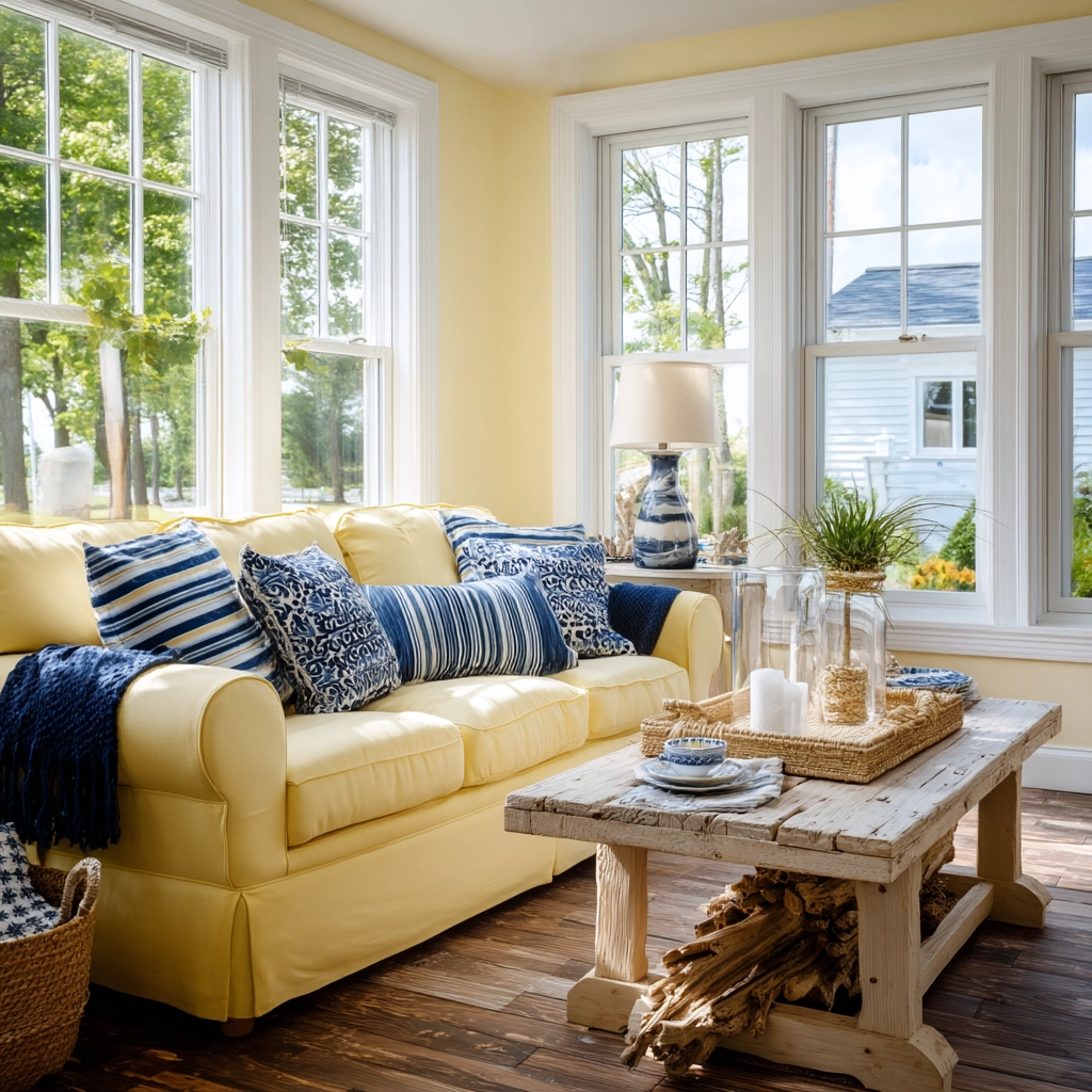 yellow living room ideas 44