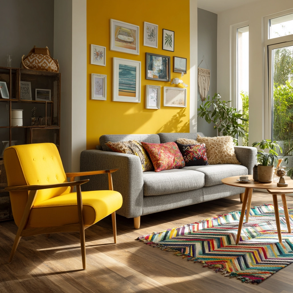 yellow living room ideas 47