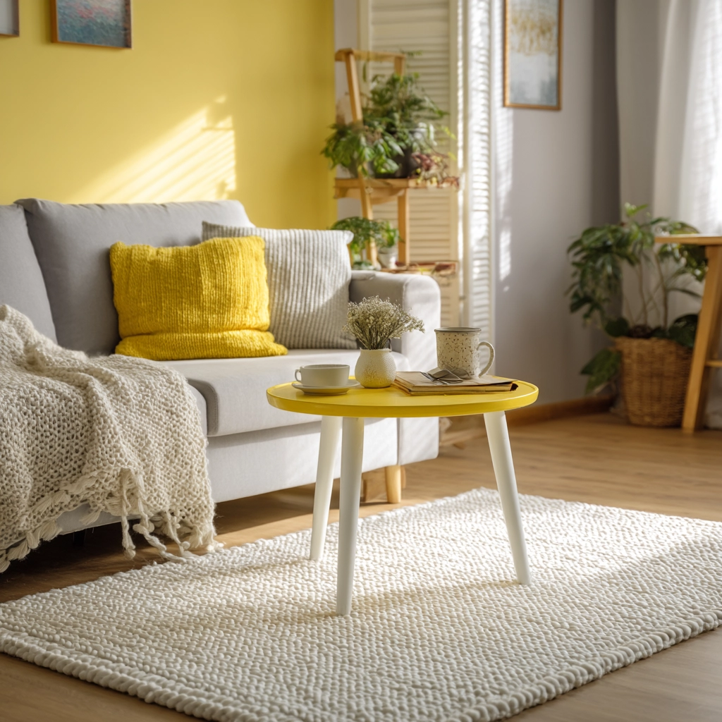 yellow living room ideas 49