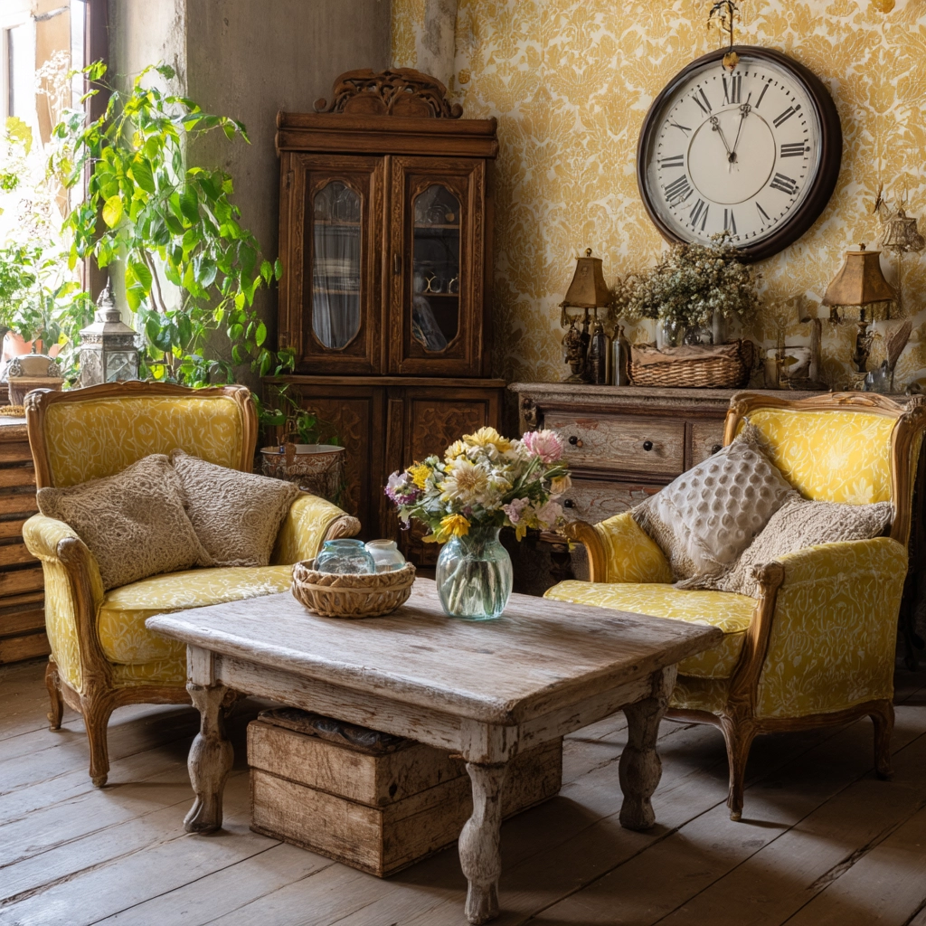 yellow living room ideas 53