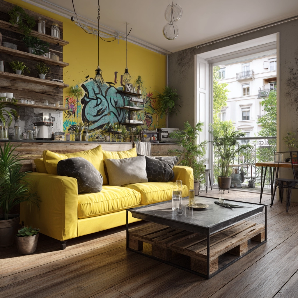 yellow living room ideas 60