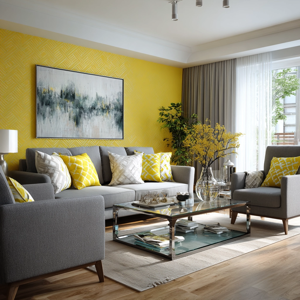 yellow living room ideas 9